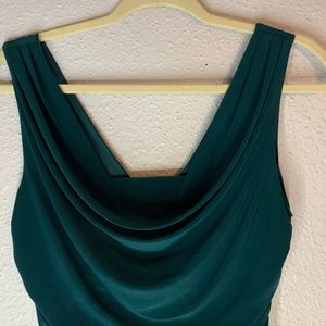 Dark green prom/evening gown